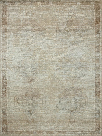Loloi Amber Lewis Cambria Collection CBR-02 Mist/Natural 2'-3" x 3'-9" Accent Rug Jute, Neutral, Vintage Style, Antique Tone, Living, Bedroom, Dining, Carpet