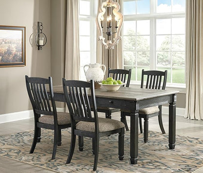 Signature Design by Ashley Tyler Creek 19.25" Dining Room Upholstered Chair, 2 Count, Antique Black