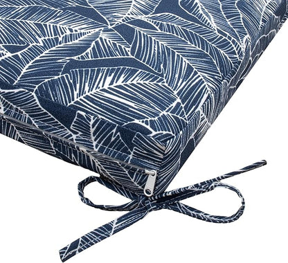 Tommy Bahama Bench Cushion, 50" X 19" X 2.5", Pacific Zaffre