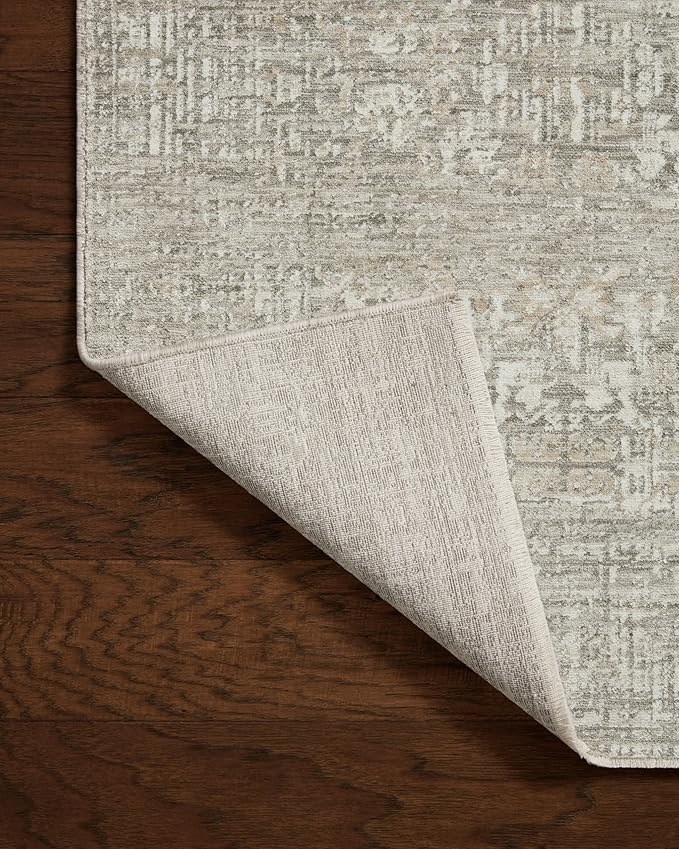Loloi Amber Lewis Honora Collection HON-04 Grey/Beige 6'-7" x 9'-2" Area Rug