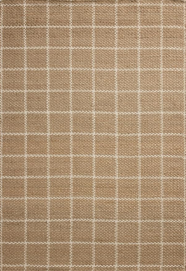 Loloi Chris Loves Julia Fletcher Collection FLE-01 Natural/Ivory 8'-6" x 11'-6", .37" Pile Height, Area Rug