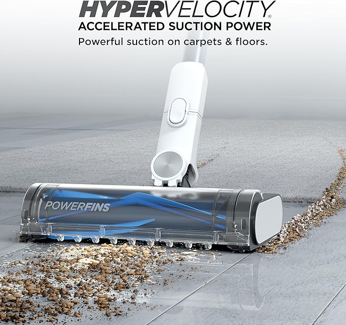 Shark Clean & Empty Cordless Stick Vacuum – Lightweight Cordless Vacuum with Auto-Empty System, HEPA Filter, Portable, Rechargeable, Exclusive Motorized Hand Tool for Pet Hair, BU3523
