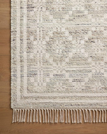 Loloi Angela Rose Rivers Collection RIV-02 Lagoon/Ivory 8'-6" x 11'-6" Reversible Area Rug