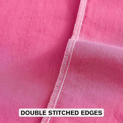 FUTEI Hot Pink Chenille Throw Pillow Covers 12x20 Inch Set of 2,Soft Striped & Diamond Textured Lumbar Pillow Cases,Modern Home Decor for Couch Living Room
