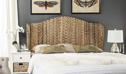 SAFAVIEH Home Collection Nadine Natural Winged Headboard, Queen