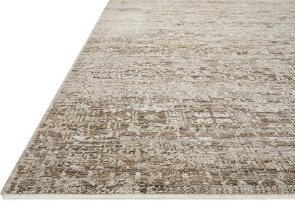 Loloi Amber Lewis Honora Collection HON-04 Bark/Dove 6'-7" x 9'-2" Area Rug