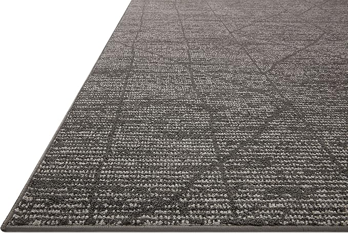 Loloi Kamala Collection KAM-06 Charcoal/Ivory 2'-7" x 8'-0" Runner Rug