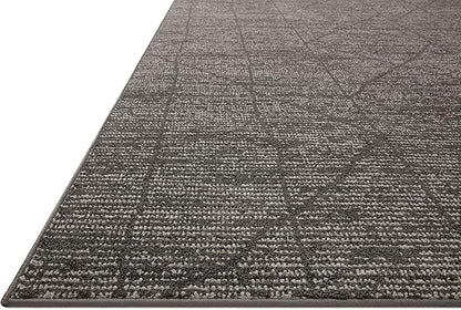 Loloi Kamala Collection KAM-06 Charcoal/Ivory 2'-7" x 8'-0" Runner Rug