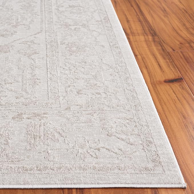 SAFAVIEH Area Rug 12x18 - Reflection Collection - Large - Cream & Ivory, Non-Shedding & Easy Cleaning, Ideal for Living Room, Bedroom (RFT665D)