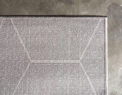 Unique Loom Trellis Frieze Collection Area Rug - Geometric (9' x 12' 2", Light Gray/ Ivory)