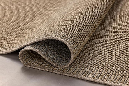 Loloi Chris Loves Julia Providence Collection PRC-02 Natural/Sand 8'-6" x 12', .12" Pile Height, Indoor/Outdoor Area Rug