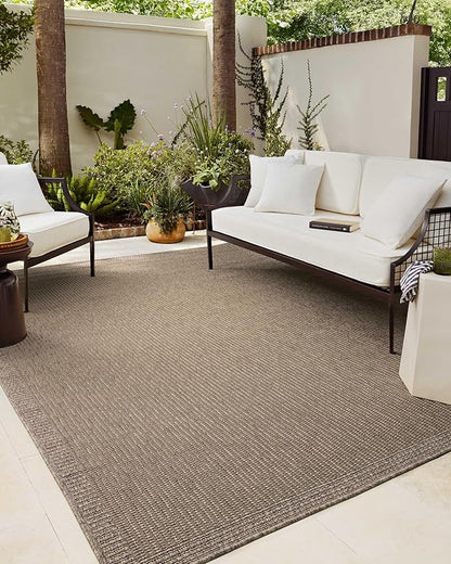 Loloi Chris Loves Julia Providence Collection PRC-02 Natural/Sand 2'-3" x 7'-7", .12" Pile Height, Indoor/Outdoor Runner Rug