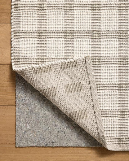 Loloi Magnolia Home by Joanna Gaines Ryder Collection RYD-02 Stone/Ivory 2'-3" x 3'-9" Accent Rug