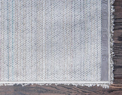 Unique Loom Solid Shag Collection Area Rug (2' 2" x 3' 1" Rectangle, Cloud Gray)