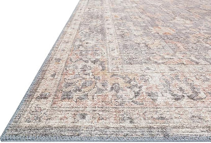 Loloi Skye Collection SKY-01 Grey/Apricot 2'-6" x 12'-0" Runner Rug