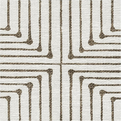 RUGGABLE x Jonathan Adler Machine Washable Modern Runner Rug – Inkdrop Camel & Ivory 2.5x10, Stain-Resistant, Non-Slip – Washable Rug for Hallway, Entryway, Living Room & Kitchen–with Cushioned Pad