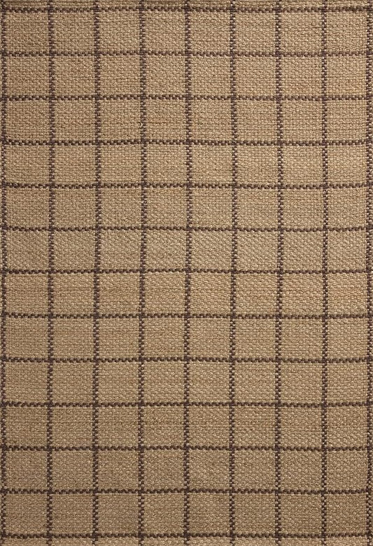 Loloi Chris Loves Julia Fletcher Collection FLE-01 Natural/Brown 7'-9" x 9'-9", .37" Pile Height, Area Rug