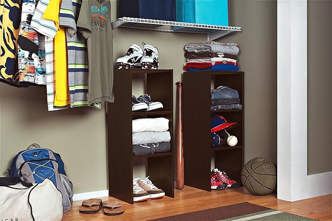 ClosetMaid 8956 Stackable 31-Inch Vertical Organizer, Espresso
