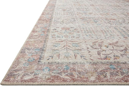 Loloi Rifle Paper Co. Maison Collection MAO-08 Cream 3'-0" x 3'-0" Round, .19" Pile Height, Accent Rug