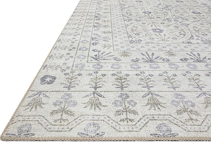 Loloi Rifle Paper Co. Maison Collection MAO-03 Rosette Ivory 2'-6" x 12'-0", .19" Pile Height, Runner Rug