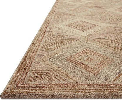 Loloi Varena Collection VAR-02 Berry/Multi 7'-9" x 9'-9" Area Rug