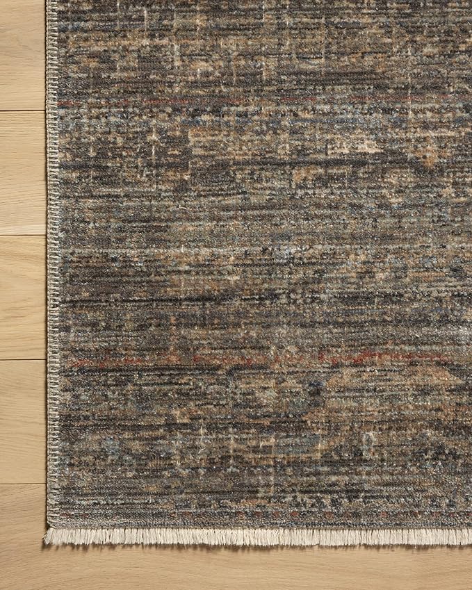 Loloi Amber Lewis Molly Collection MOL-05 Lagoon/Natural 7'-10" x 10' Low Pile Area Rug