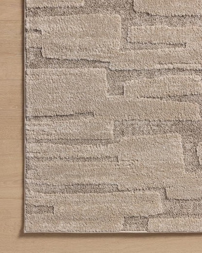 Loloi Amber Lewis Monty Collection MOT-04 Taupe/Beige 2'-7" x 8'-0", .50" Pile Height, Runner Rug