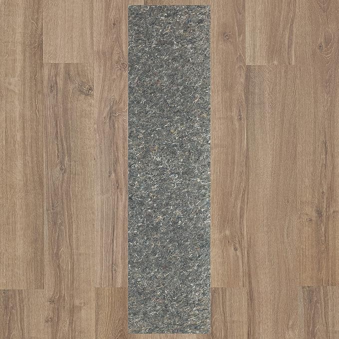 Mohawk Home 2' x 6' Non Slip Rug Pad Gripper 1/2 Thick Dual Surface Felt + Rubber Gripper - Safe for All Floors