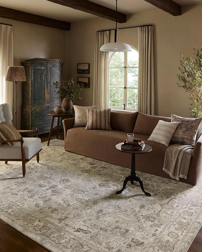 Loloi Amber Lewis Honora Collection HON-06 Grey/Taupe 2'-7" x 8'-0" Runner Rug