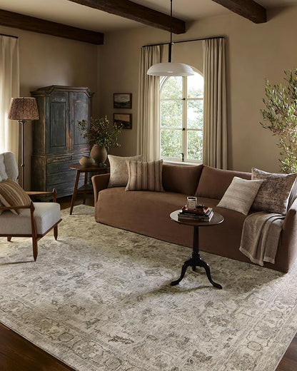 Loloi Amber Lewis Honora Collection HON-06 Grey/Taupe 2'-0" x 3'-4" Accent Rug
