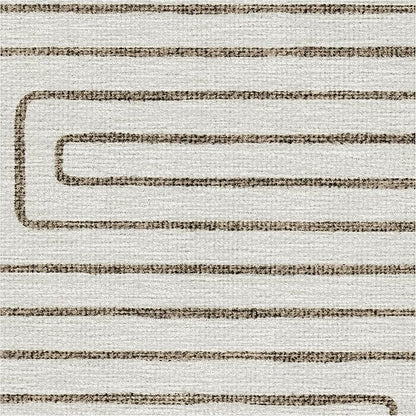 RUGGABLE x Jonathan Adler Machine Washable Modern Area Rug – Labyrinth Camel/Ivory 2x3, Stain-Resistant, Non-Slip – Small Rugs for Living Room, Bedroom, Hallway, Entryway & Bathroom–with Standard Pad