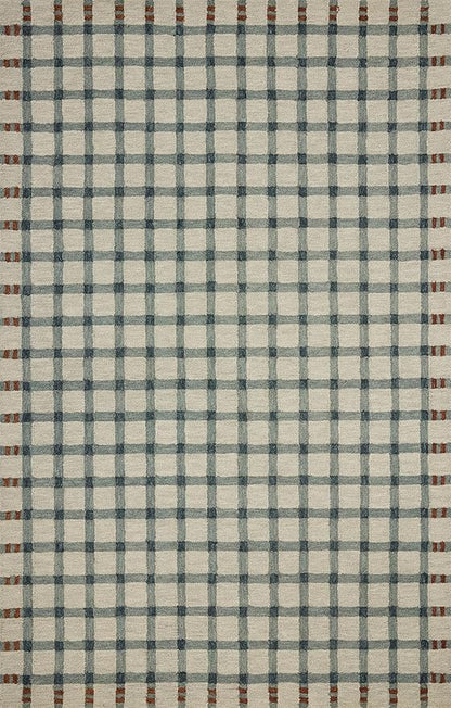 Loloi Magnolia Home by Joanna Gaines Waylon Collection WAY-02 Spa/Brick 2'-6" x 7'-6" Runner Rug