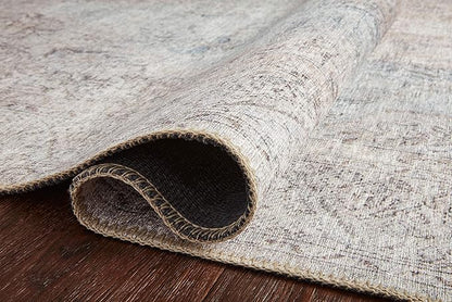 Loloi Loren Collection LQ-04 Silver/Slate 5'-0" x 7'-6" Area Rug