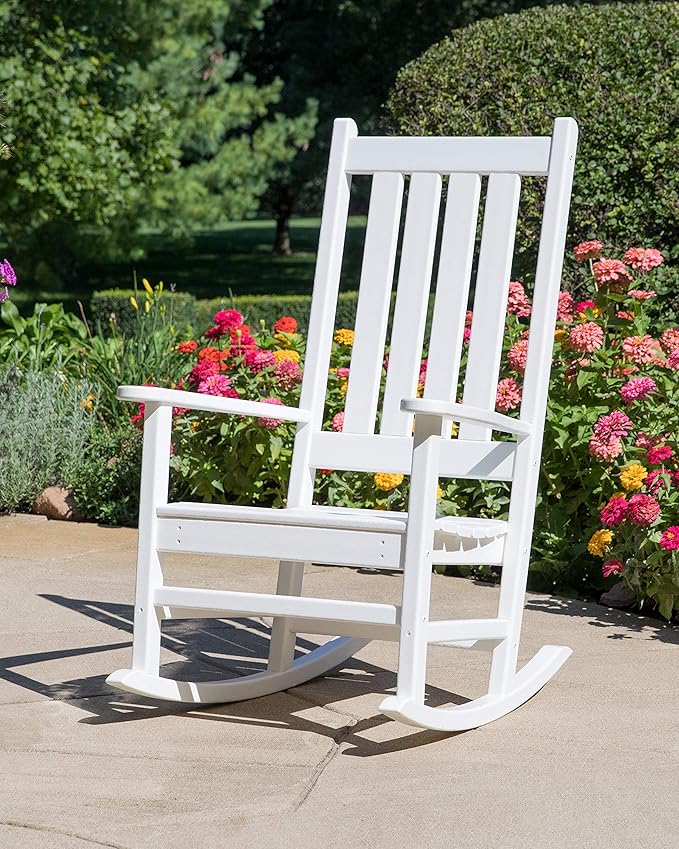 Polywood® Vineyard Porch Rocking Chair in Green