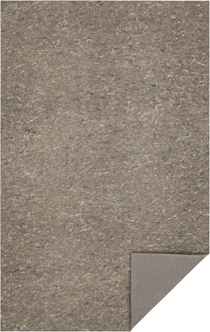 Mohawk Home 7' x 10' Non Slip Rug Pad Gripper 3/8 Thick Dual Surface Felt + Rubber Gripper - Safe for All Floors