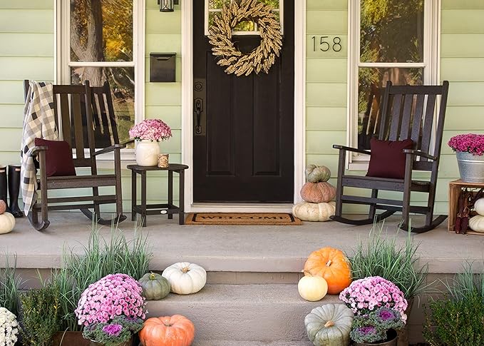 POLYWOOD Vineyard 3-Piece Rocking Set (Teak)