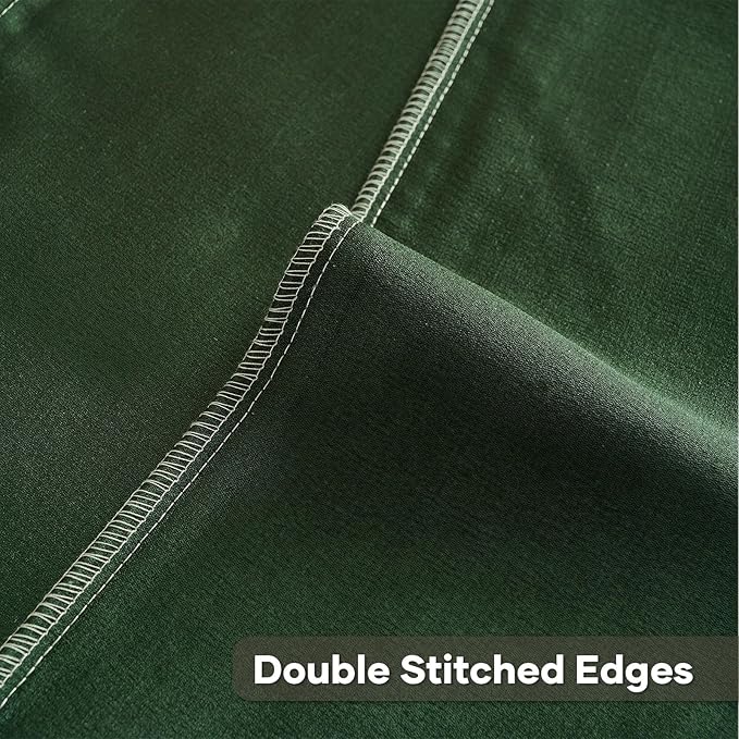 FUTEI Sage Green Decorative Throw Pillow Covers 26x26 Inch Set of 2,Soft Cozy Wheat Ear Striped Patterns Euro Pillow Shams,Modern Home Decor for Couch Bed Living Room