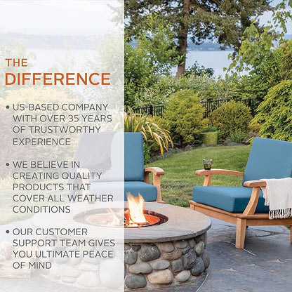 Classic Accessories Ravenna Water-Resistant 48 x 18 x 3 Inch Outdoor Bench/Settee Cushion, Patio Furniture Swing Cushion, Dark Taupe, Patio Loveseat Cushion