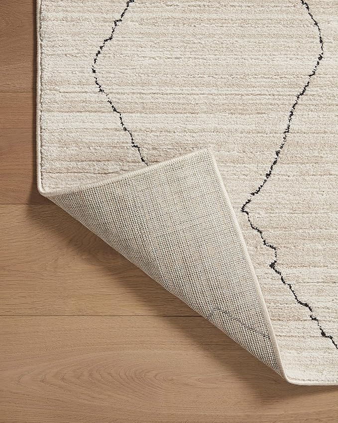 Loloi Darby Collection DAR-03 Sand/Charcoal 9'-2" x 13' Area Rug