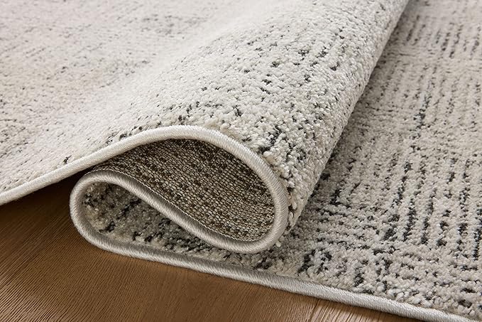 Loloi Kamala Collection KAM-01 Grey/Graphite 2'-7" x 12'-0" Runner Rug