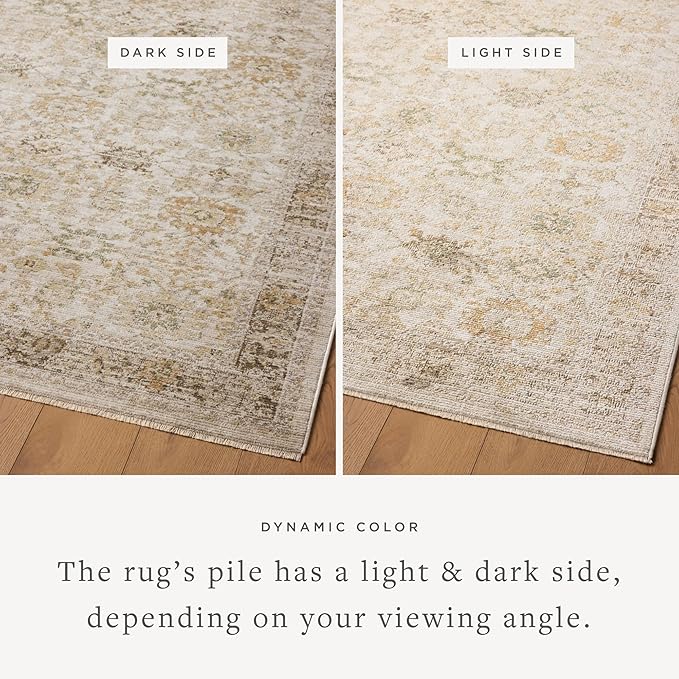 Loloi Magnolia Home by Joanna Gaines Pace Collection PAC-04 Natural/Multi 2'-3" x 3'-10" Accent Rug