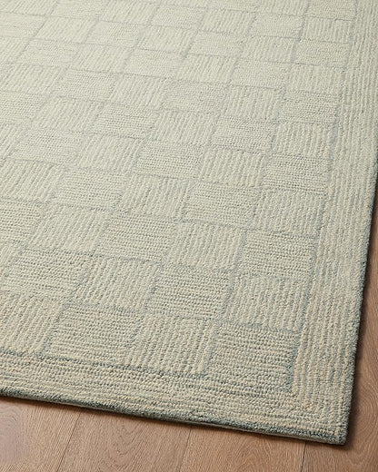 Loloi Chris Loves Julia Francis Collection FRA-03 Silver/Sky 9'-3" x 13' Area Rug