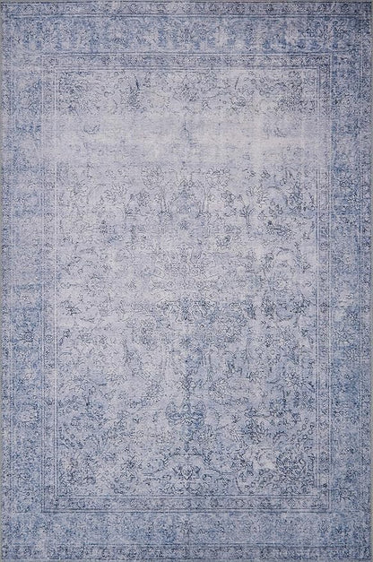 Loloi Loren Collection LQ-09 Slate 5'-0" x 7'-6" Area Rug