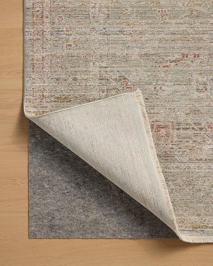 Loloi Chris Loves Julia Ida Collection IDA-05 Spa/Sunrise 9'-3" x 13'-1", .19" Pile Height, Area Rug