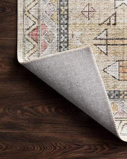 Loloi II Skye Collection SKY-04 Gold/Blush 2'-3" x 3'-9" Accent Rug