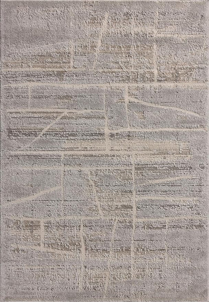 Loloi Amber Lewis Monty Collection MOT-07 Natural/Mist 4'-0" x 6'-0", .50" Pile Height, Accent Rug