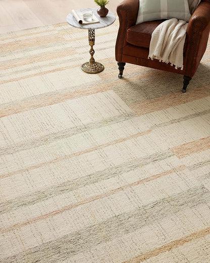 Loloi Chris Loves Julia Chris Collection CHR-04 Natural/Multi 2'-6'' x 11'-6'', .50" Pile Height, Runner Rug