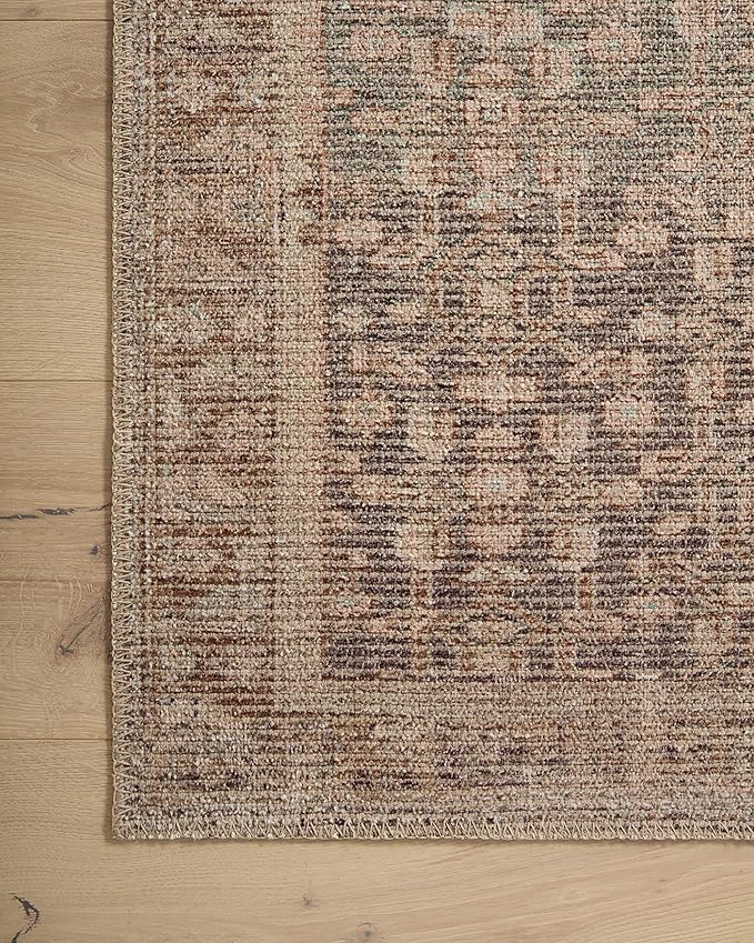 Loloi Angela Rose Aubrey Collection AUB-04 Sage/Bark 5'-0" x 7'-0", .19" Pile Height, Area Rug