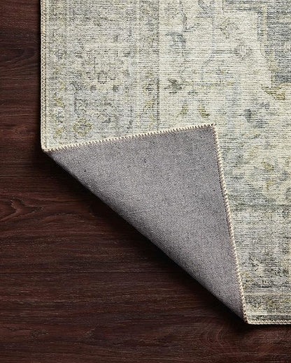 Loloi II Skye Collection SKY-12 Charcoal/Dove 2'-6" x 7'-6" Runner Rug