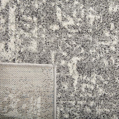 SAFAVIEH Evoke Collection 2'2" x 13' Grey/Ivory EVK256D Oriental Distressed Non-Shedding Living Room Bedroom Runner Rug